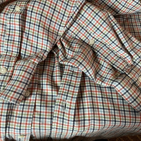 Sid Mashburn Sport Shirt in Plaid Sz Large - Picture 3 of 3